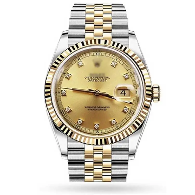 

Automatic Mechanical Luxury Watch For Women Wrist Gold Diamond Couple Stainless Steel Montre Reloj Wirstwatch Man Men Watches