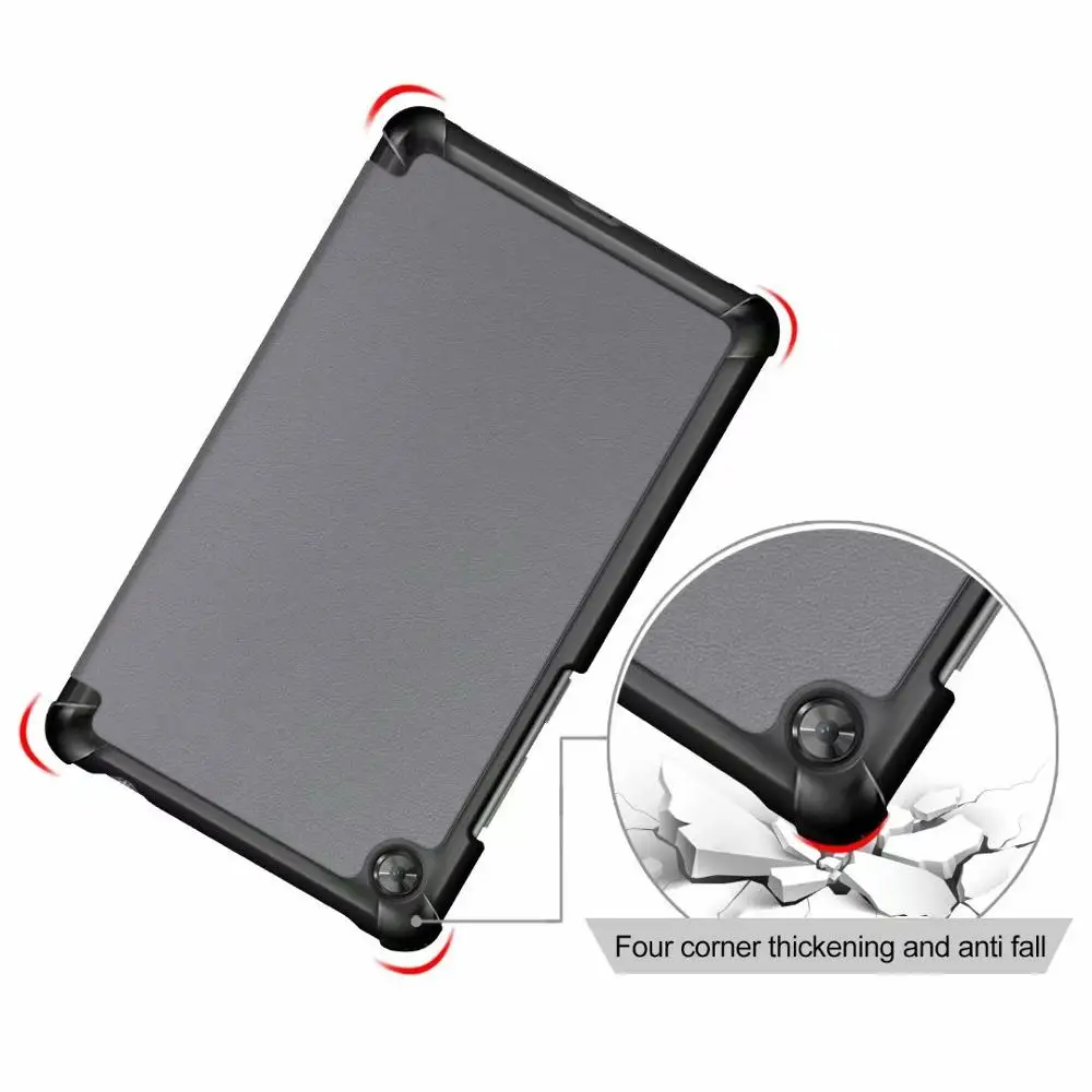 

PU Leather Stand Flip Cover Case Skin For 7.0'' Lenovo Tab M7 TB-7305F Tablet PC, As pictures