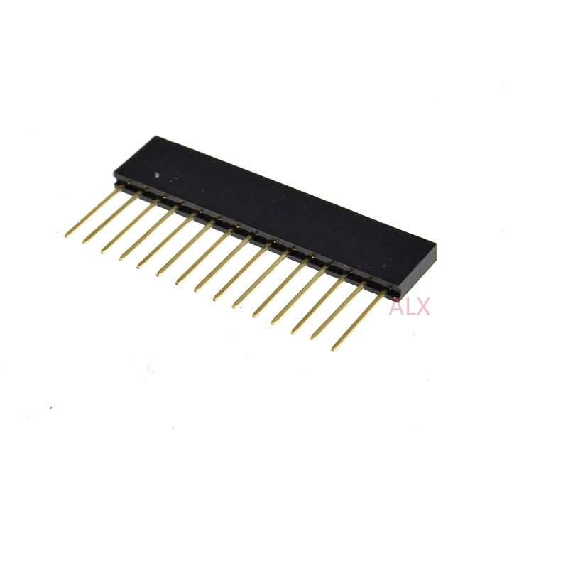 15 PIN Single Row Straight FEMALE PIN HEADER 2.54MM PITCH