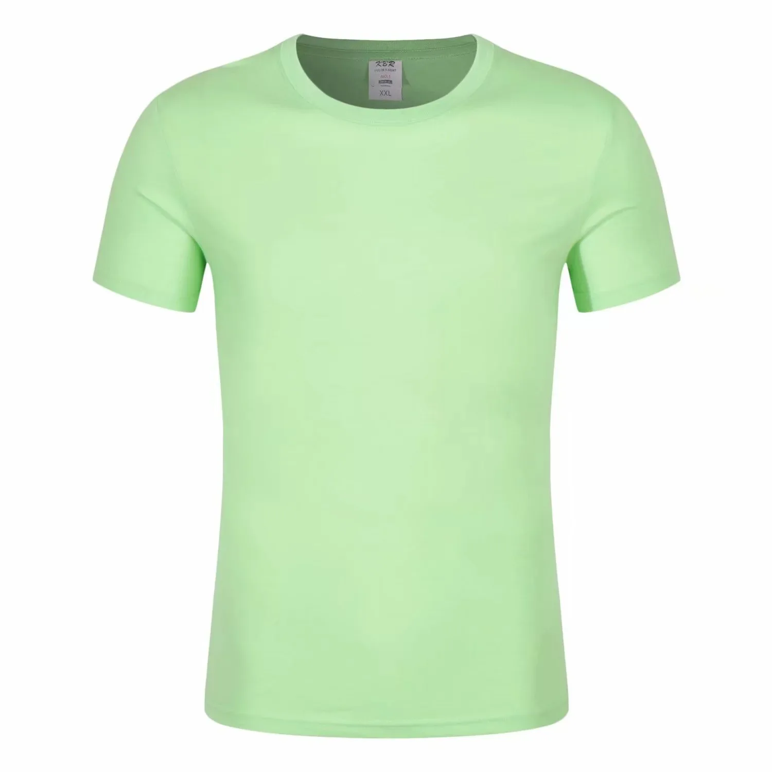 2020 Wholesale 65%cotton 35%polyester Custom oem Men's t shirt blank Plain t shirts
