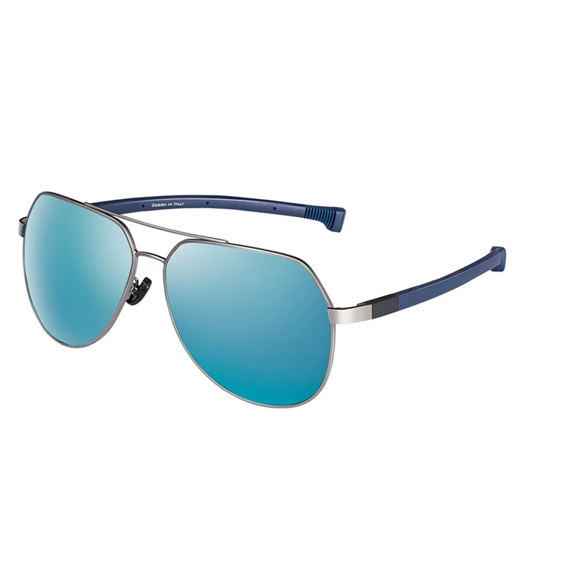 

N6369 New Vintage Alloy Double Bridge TAC Lenses Luxury Men's Fishing Polarized Sunglasses UV400 Protection Driving Sunglasses