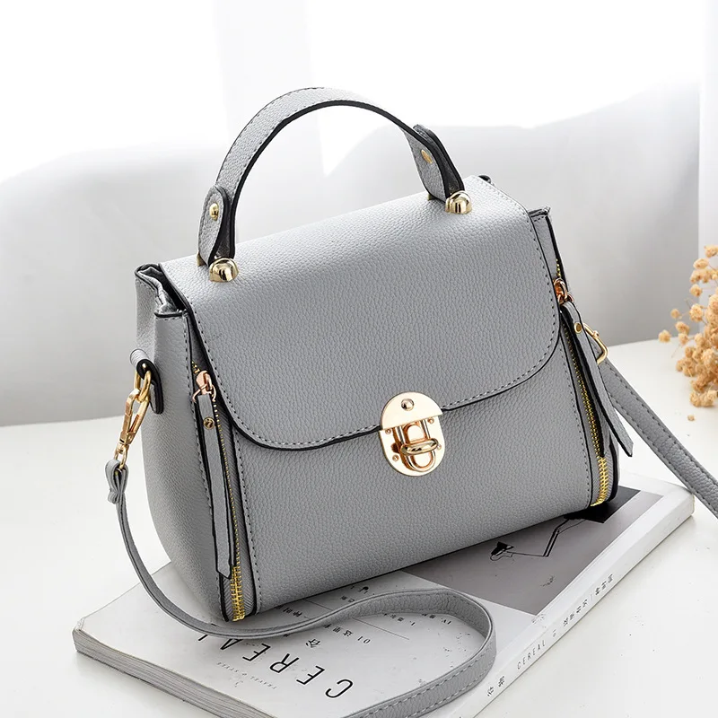 

2022 High Quality Simple Square Shoulder Bags Handbags Ladies PU Leather Crossbody Tote Bags Women Luxury Handbags Ladies, As picture