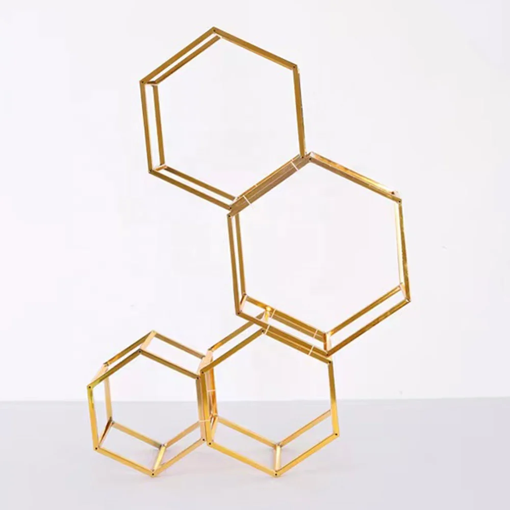 2026 Hot Sale Gold Center Piece Stand for Wedding