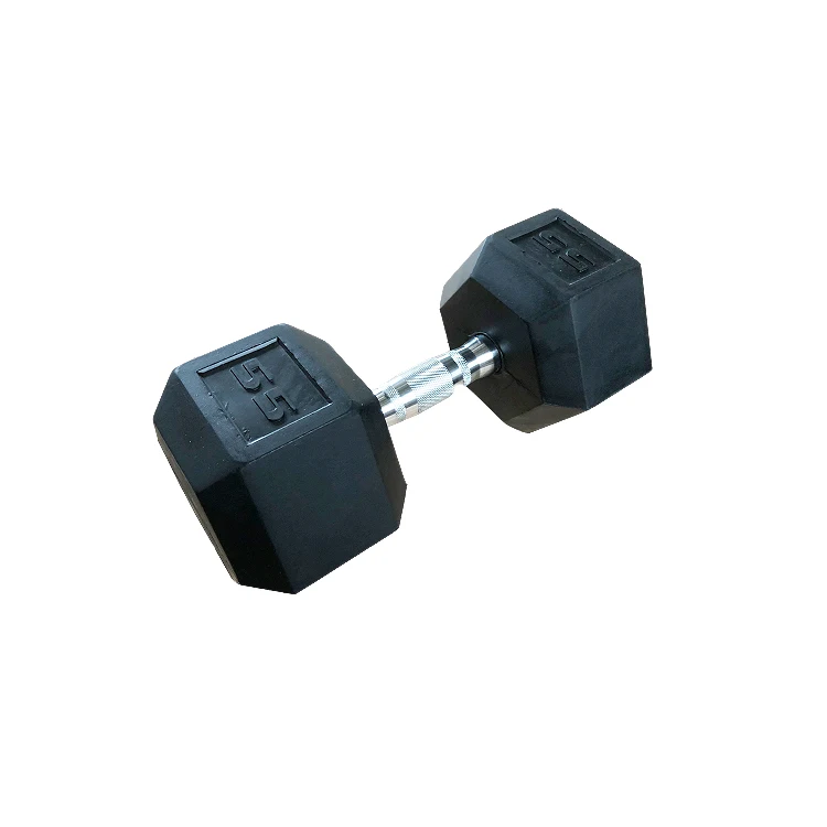 

Commercial Steel Cast PVC Hex Dumbbells 5-40LB Weight Lifting Equipment For Home Sport Exercise