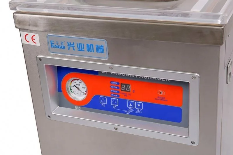 
DUOQI ZF-400D stainless steel body vacuum sealing seaming machine single chamber foodsaver vacuum sealer 