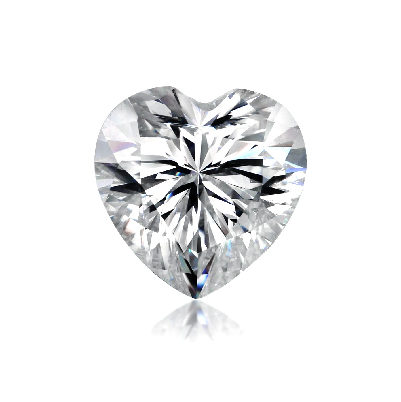 

Zhanhao Jewelry moissanite factory wholesale D color GRA certificate 6.5mm heart shape moissanite diamond