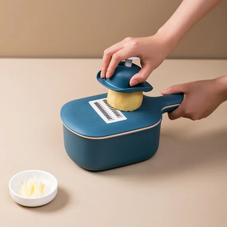 

Kitchen Multi Function Grater Box Handheld Fine Graters Plastic Ginger Grater with Container