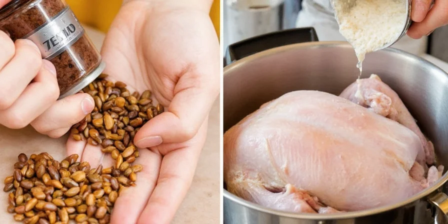 Leftover chicken stored in airtight containers