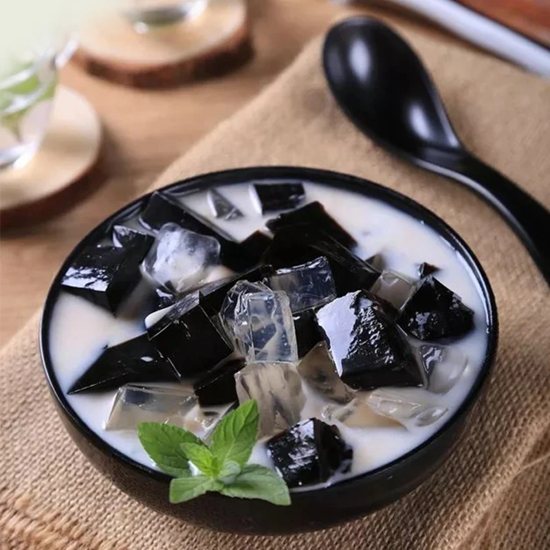 
Customized instant grass jelly powder for bubble milk tea 