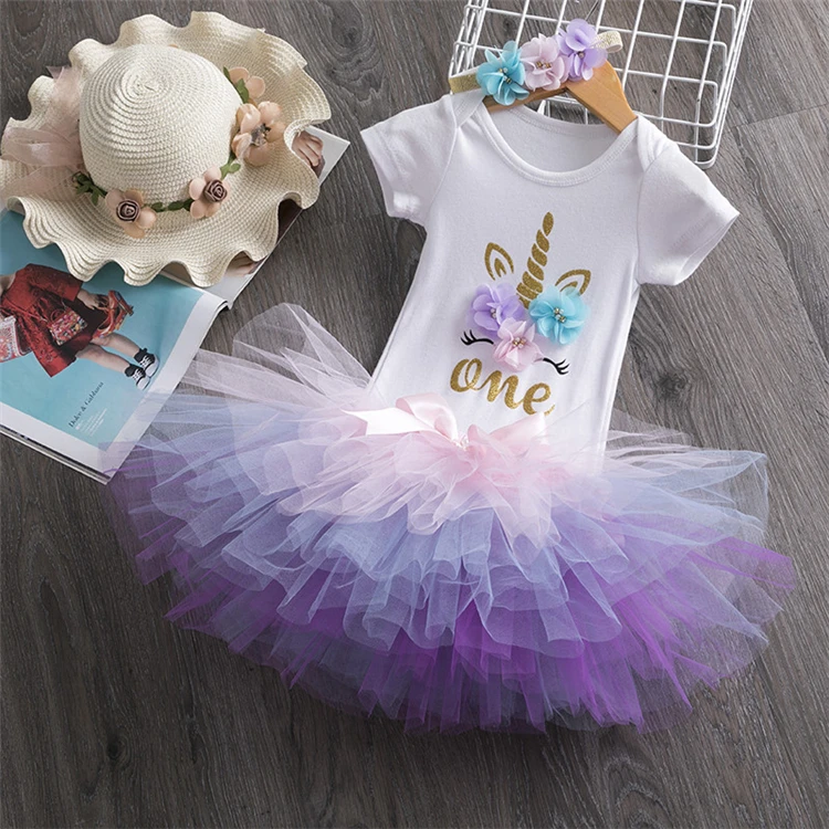 unicorn baby dress