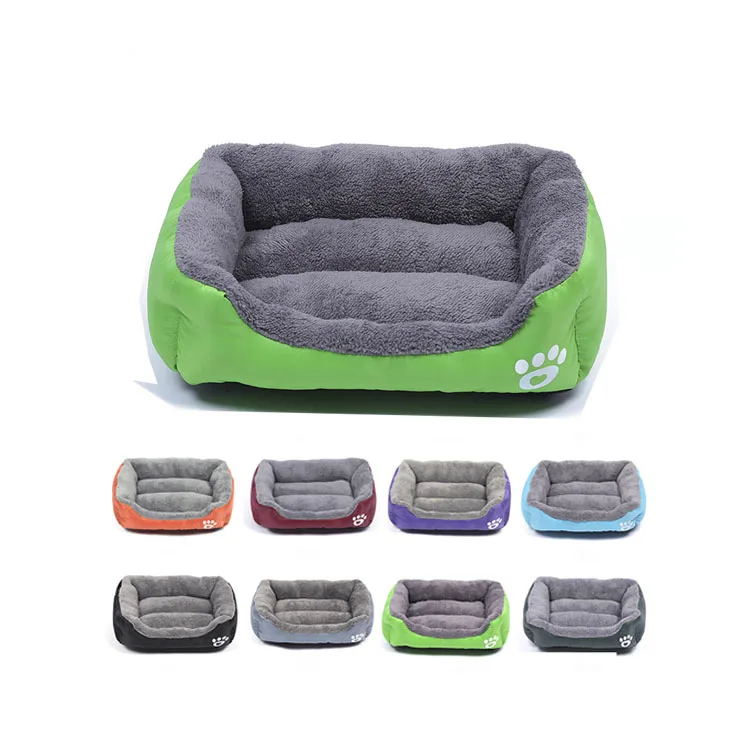 

Wholesale Washable Pet Supplies Cat Bed Sofa Mat Removable Plush Non Slip Pet Dog Beds