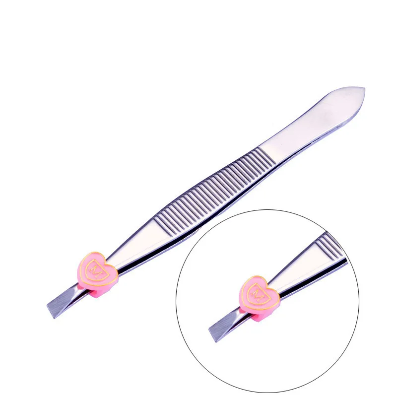 

Manufacturers Of Beauty Tools Wholesale Stainless Steel Eyebrow Clip Drape Clip Eyelash Extension Tweezer, Silver