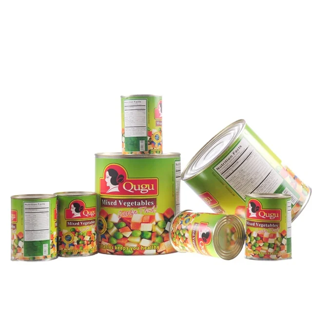 
canned mix vegetables and sweet corn with nutrition 