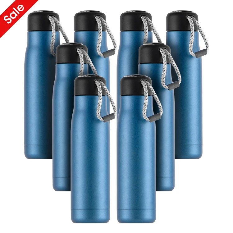 

Sale Customized Stainless Steel Double Wall Insulated Flask Sports Water Bottle Vacuum Thermos Travel Cup with Lid, Black/blue/green/gold