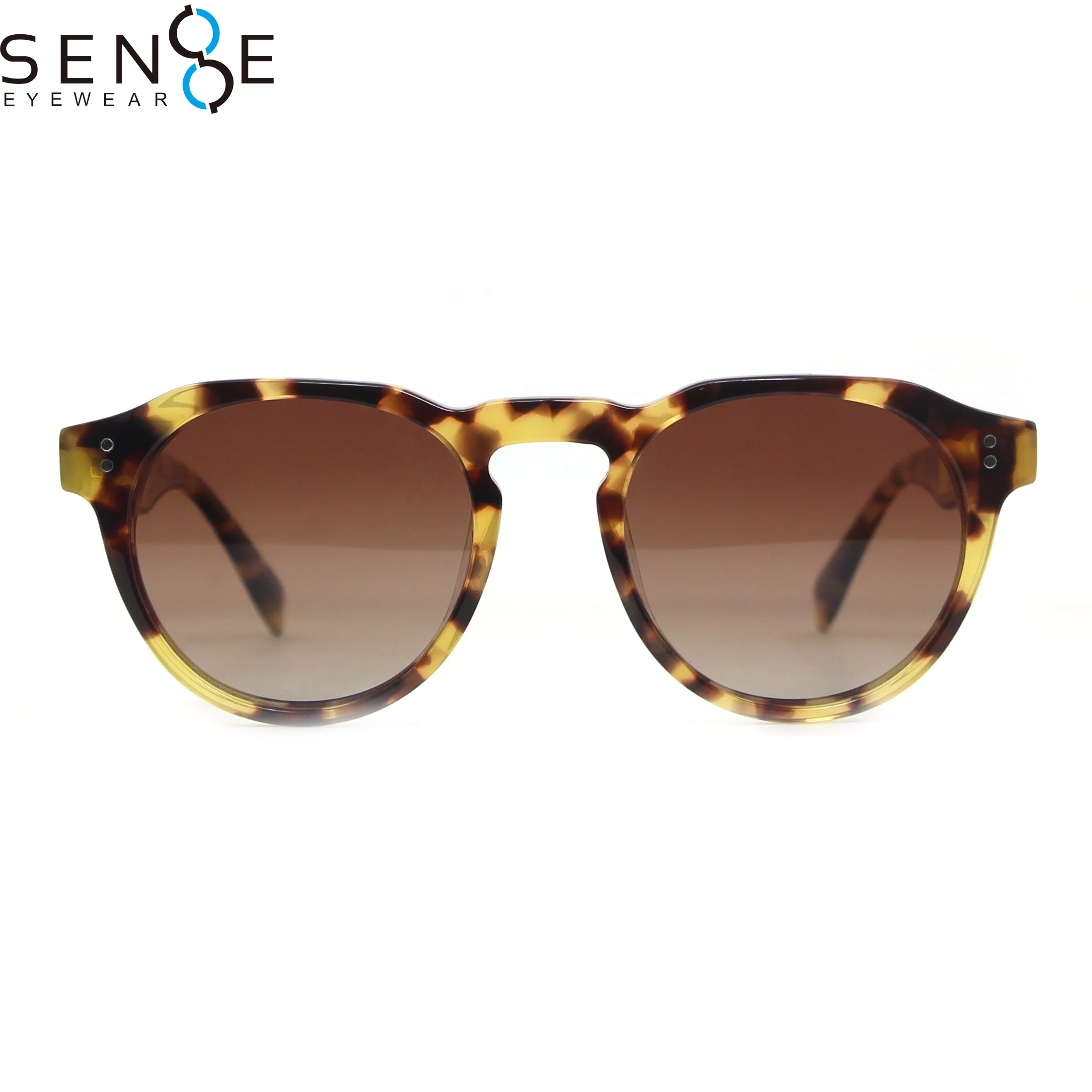 

New Arrival Fashion Design Custom Logo Unisex Yellow Acetate Polarized Womens Luxury Sunglasses, 7 colors