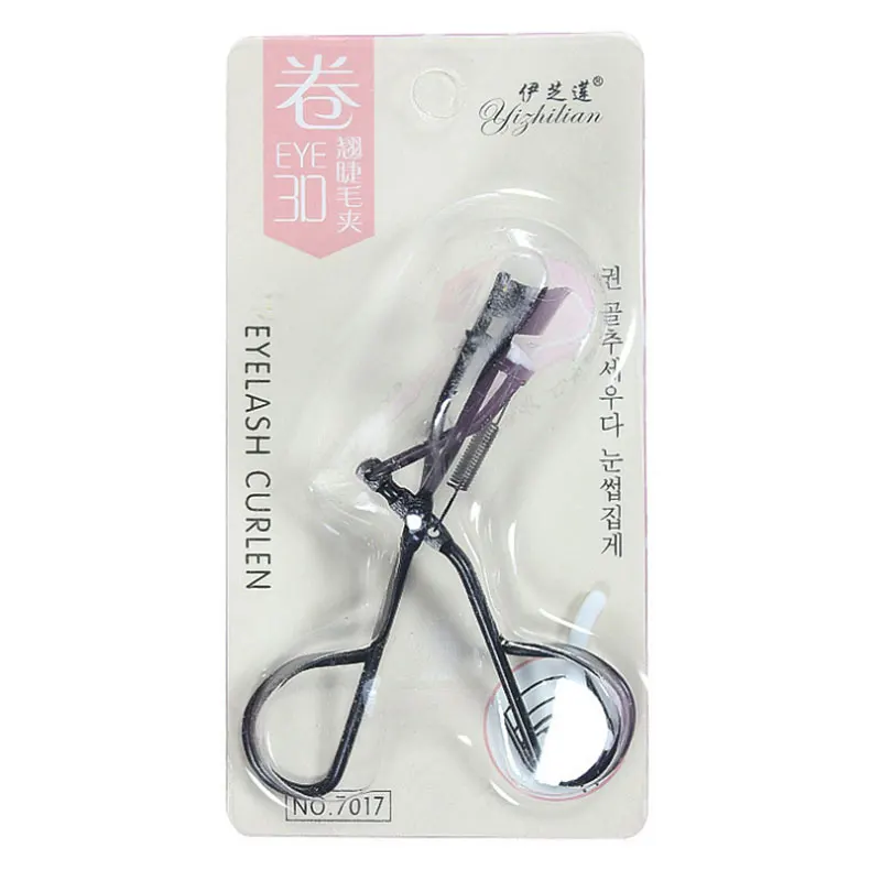 

1-3-3 eco-friendly black custom private label black makeup eyelash curler, Silver/black