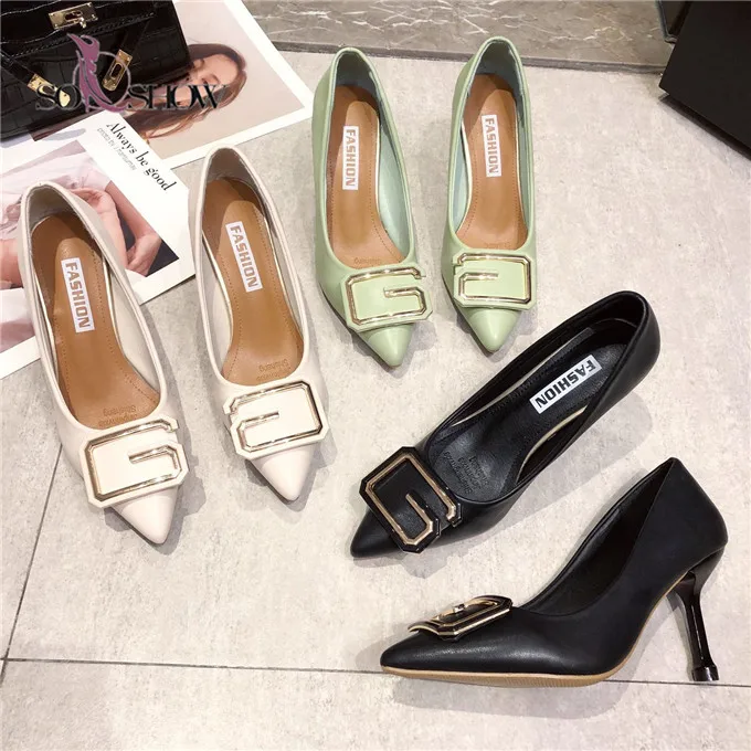 

Summer Women's Sandals Open Toe Buckle Strap High Heels Stilettos For Fashion Ladies Shoes