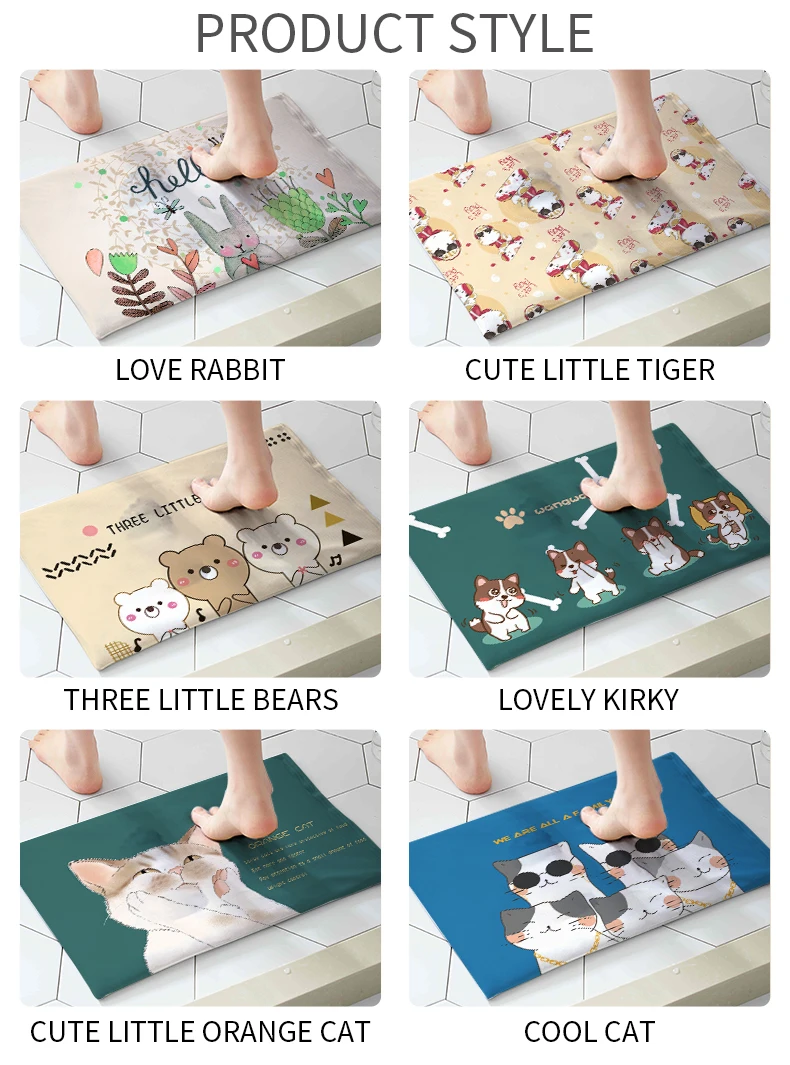 soft diatomite bath mat warm feet in light weight