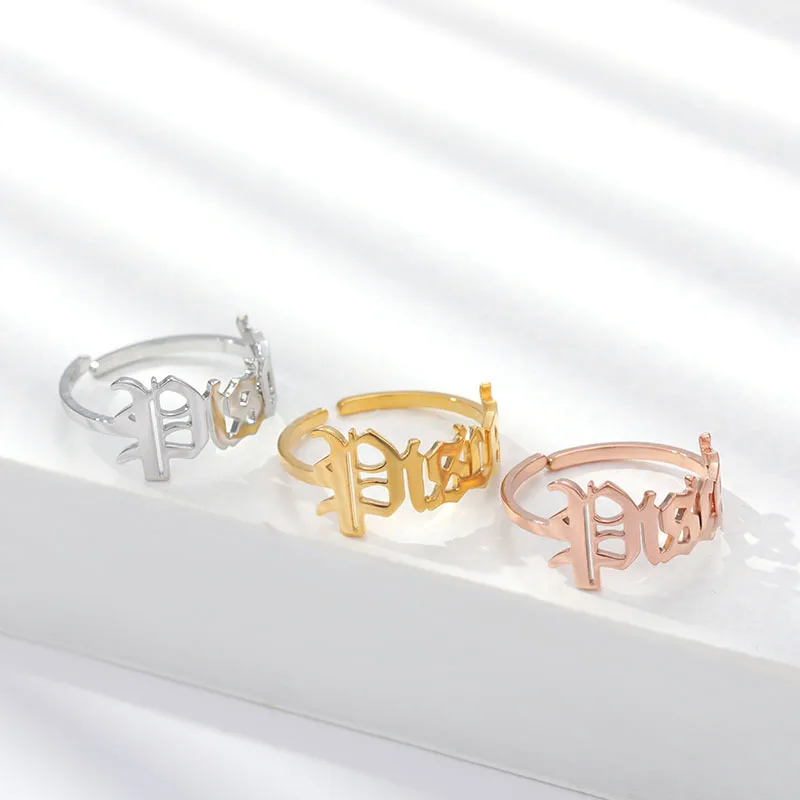 

Go Party hot sell stainless steel couple zodiac ring, Same as picture