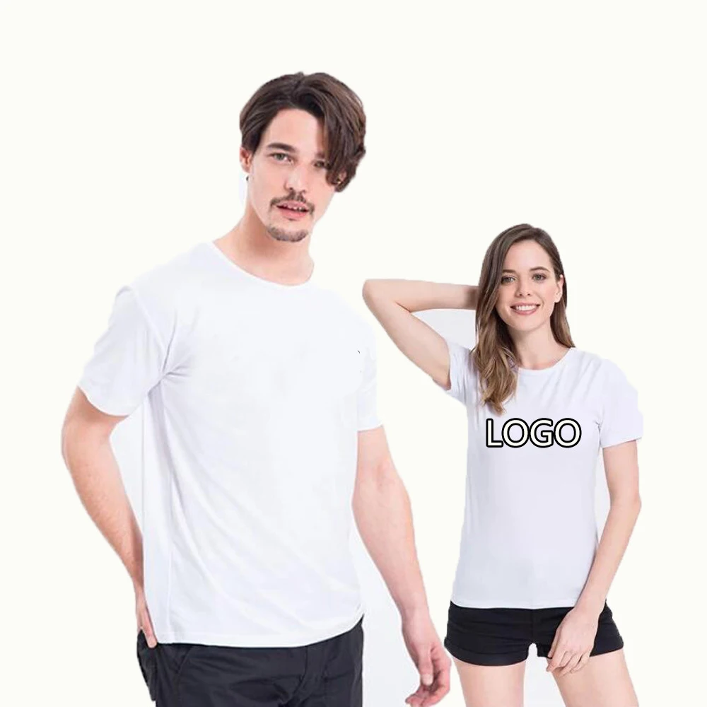 

95%cotton 5%spandex Men And Women Unisex Plus Size Oem Logo Custom Elastic T Shirt