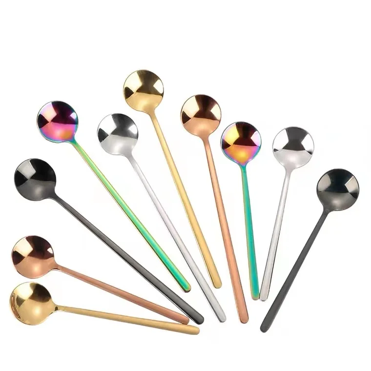 

Popular hot style can customized color stainless steel dessert scoop ice cream scoop, Customizable