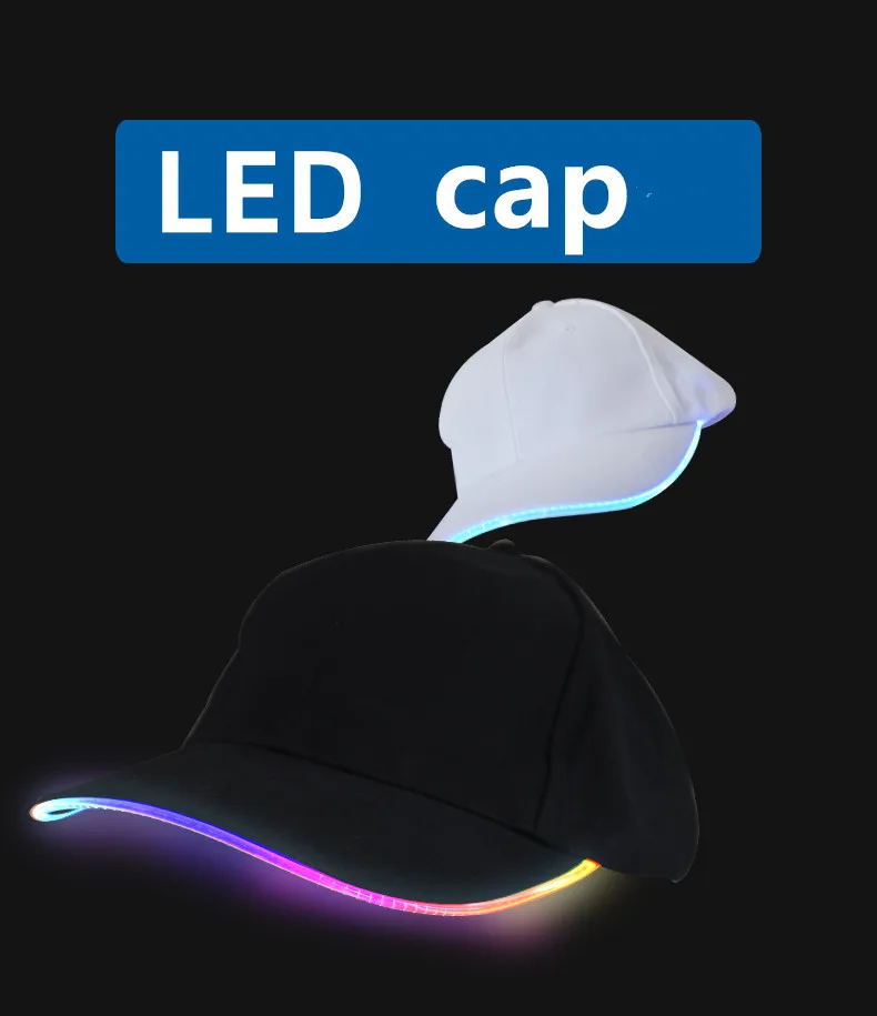 Baseball Led Caps Hats With Builtin Led Light Buy Led Cap,Led Light