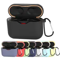 

For Sony Wf-1000Xm3 Case Cover,Soft Silicone Earphone Case Shell For Sony Wf 1000 Xm3 With Anti-Lost Carabiner