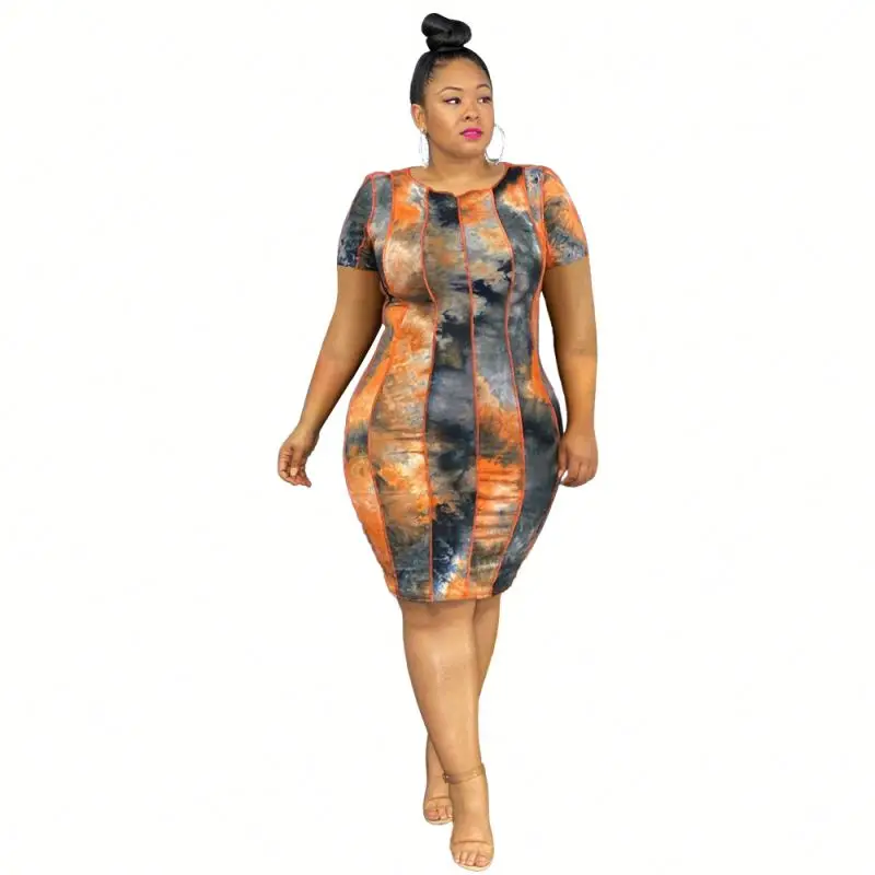 

Elegant casual summer dresses plus size women clothing 2xl 3xl 4xl 5xl