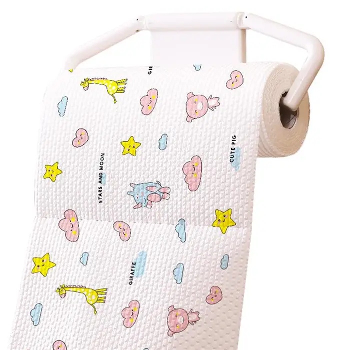 

Natural Wood pulp Paper Water Oil Absorbent Kitchen Paper Towel, White