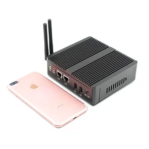 Fanless Mini Desktop PC Barebone System