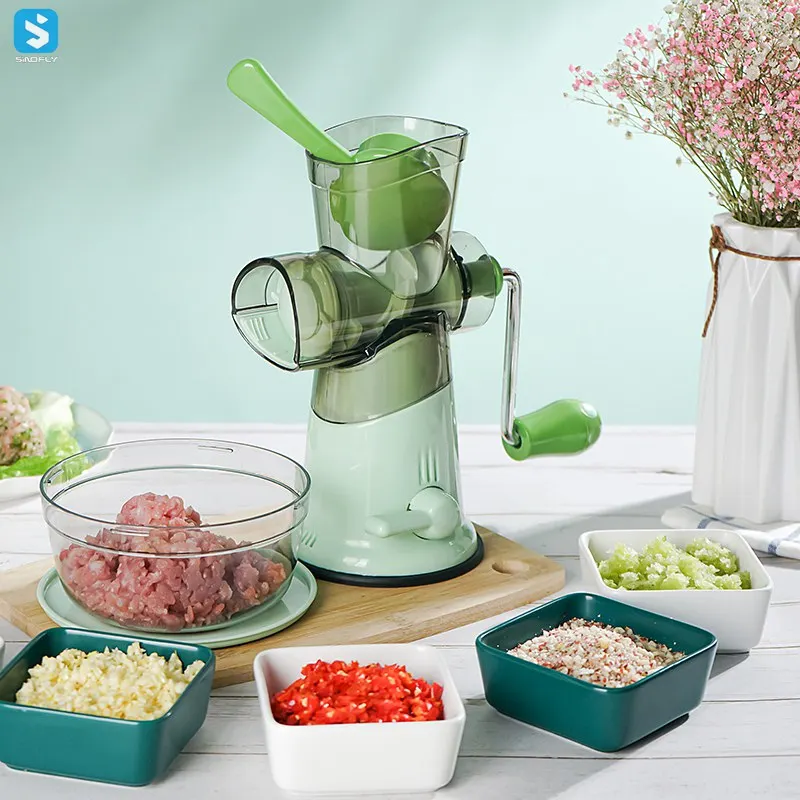 

Multi-functional vegetable cutter Potato slicer kitchen household vegetable cutter slicer meat mincer, Yellow