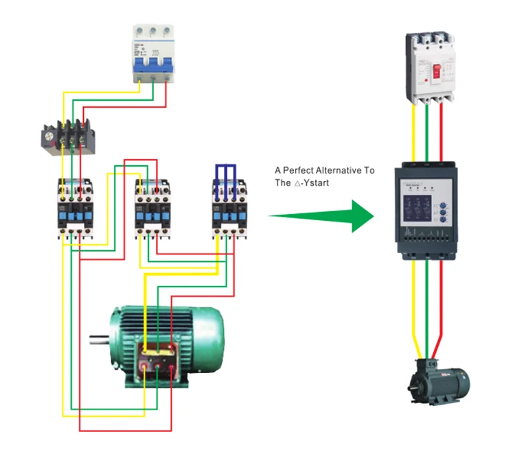 Bypass Built-in Soft Start 1.1kw 1.5kw 2.2kw Soft Starter 220v Single ...