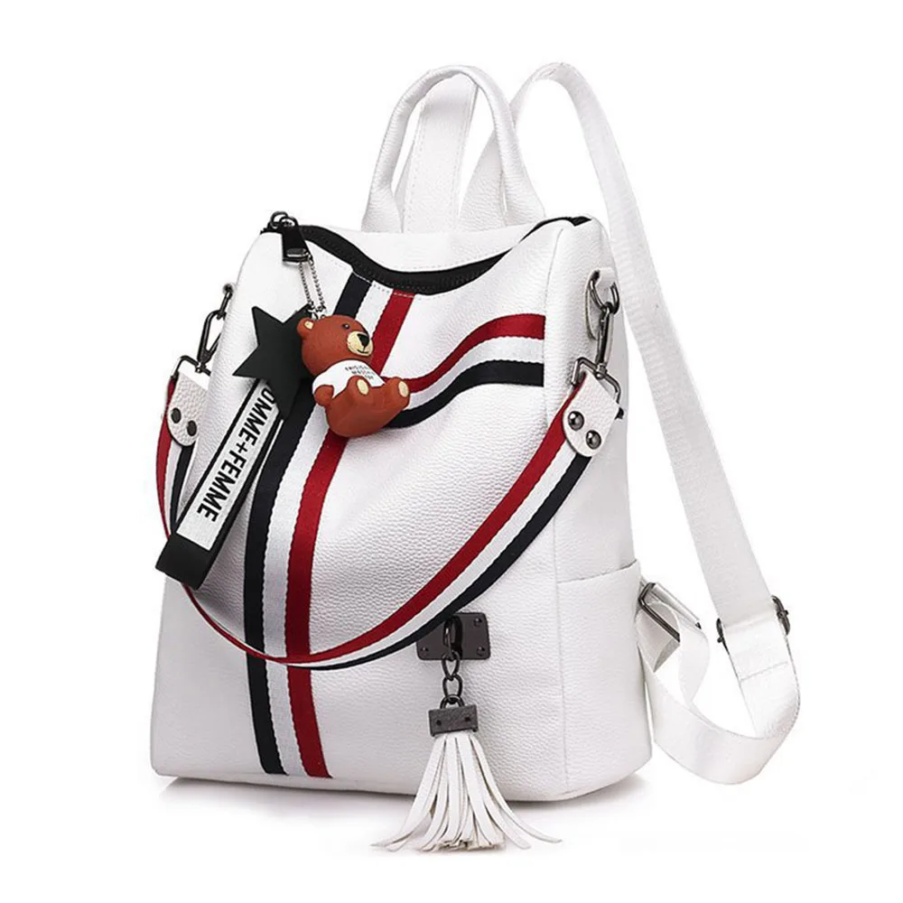 

mochila anti robo para dama school bag backpack wholesale customs morral rucksack women, Black,white or customized