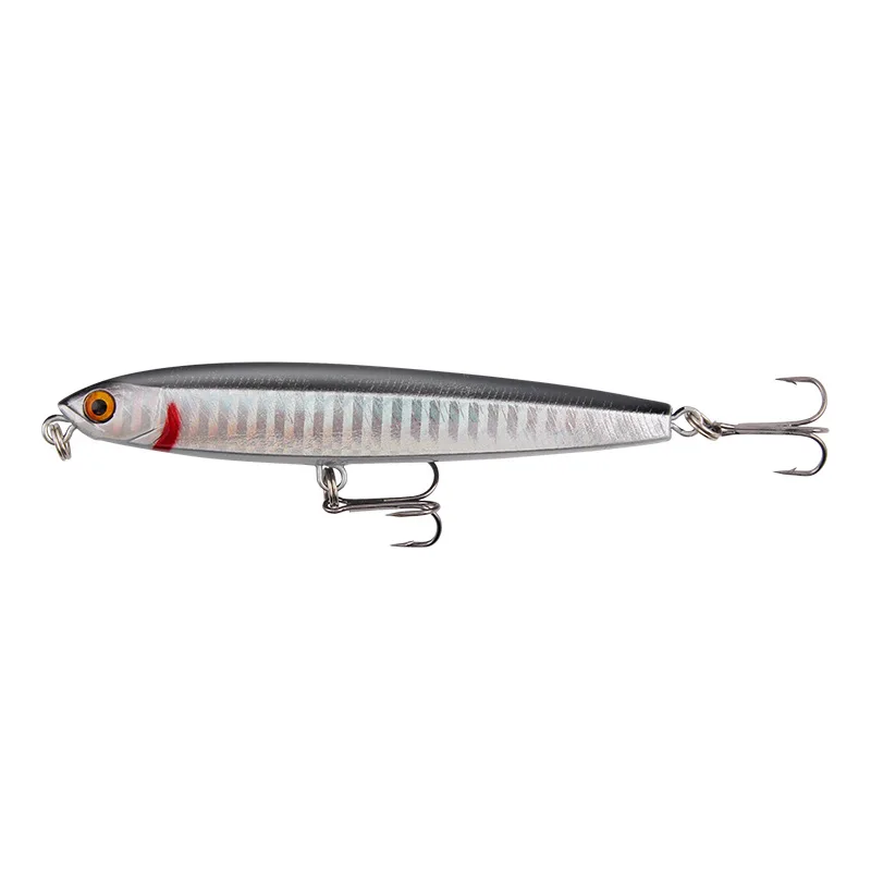 

new  sinking minnow jerkbait plastic hard bait deep diving fishing lure, 8 colors