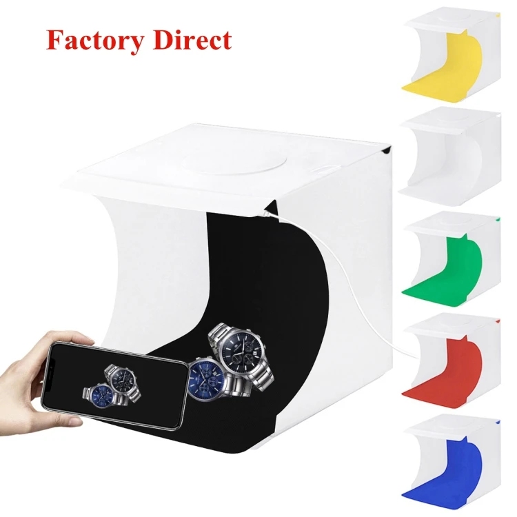 

photo studio accessories PULUZ 20cm portable photography backdrops mini photo studio light box, White