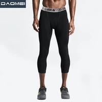

custom compression mens leggings sport fitness nylon jogger sweatpants men high quality spandex compression wear sport running