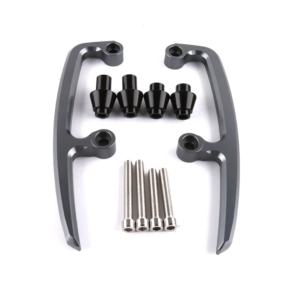 Motorcycle Passenger Rear Grab Bars, CNC Aluminum