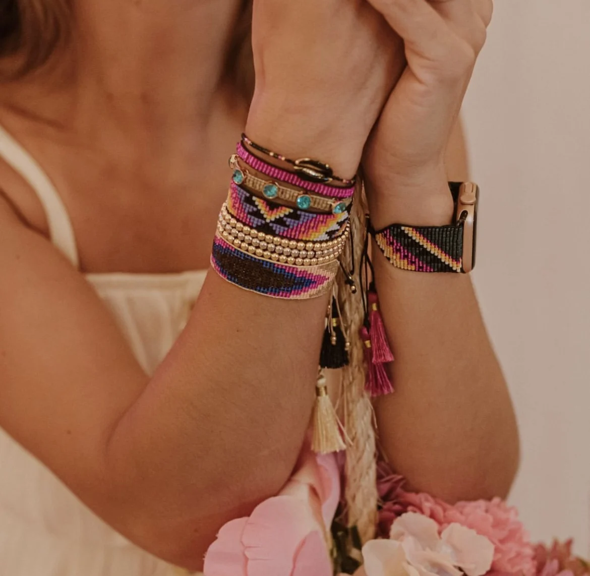 

Fashion Set Jewelry Miyuki Shell Bracelet Copper Bead Bracelet Eye Miyuki for women men, Colorful