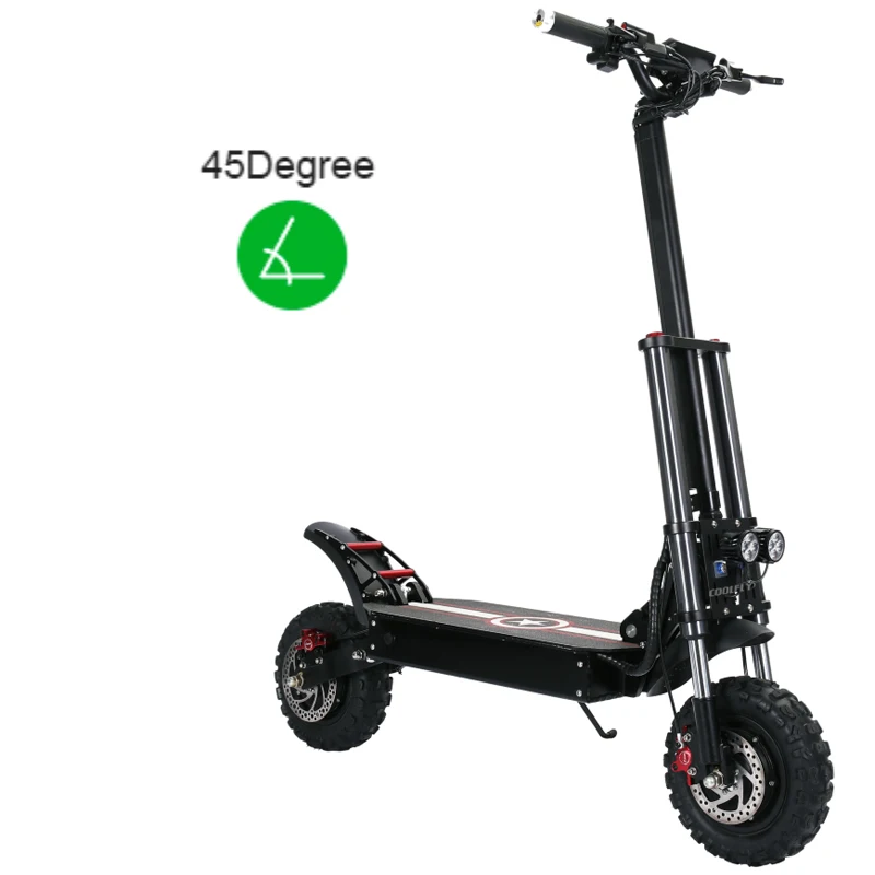 

Double motor electric scooter 60V big powerful racing electric scooter rear warning lights