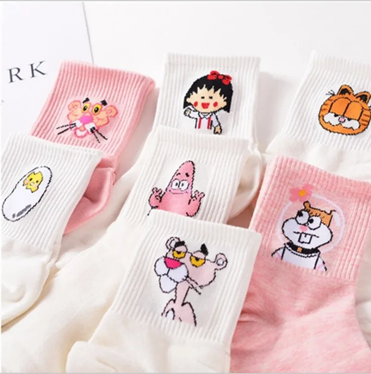 

Wholesale Autumn Winter Warm Cartoon Women Socks Women Cotton Cute Womens Socks