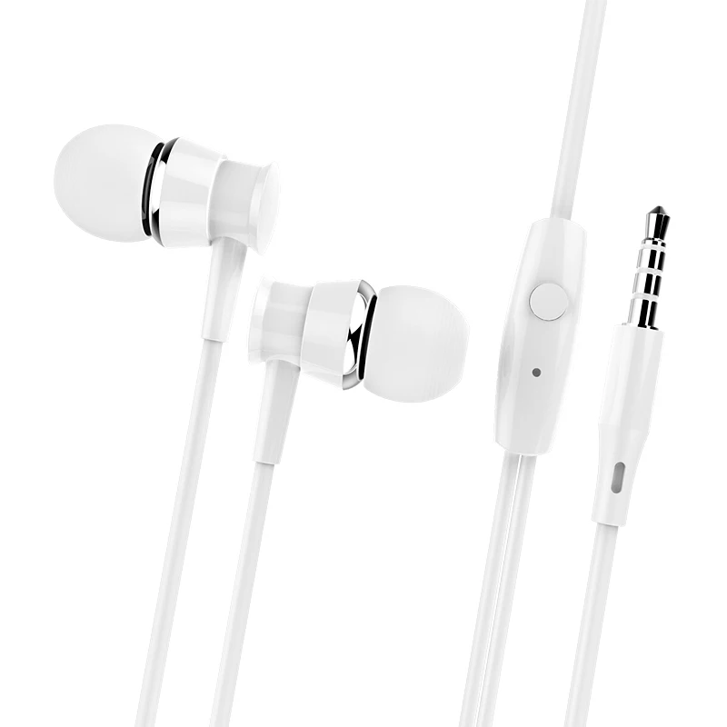 

OEM Free Sample New head phones black/White earbuds X4 headphones wired Earphone