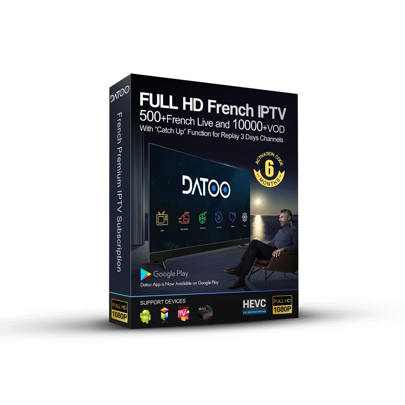 

DATOO Timeshift IPTV Arabic and French Channels Subscription 6 Months