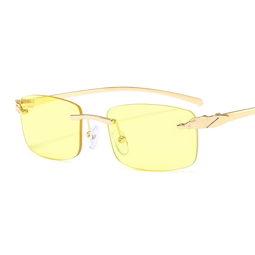 

Uv400 New Logo Designer Hight Quality Cheap Frameless Oem Women Custom Male Sunglasses Shades