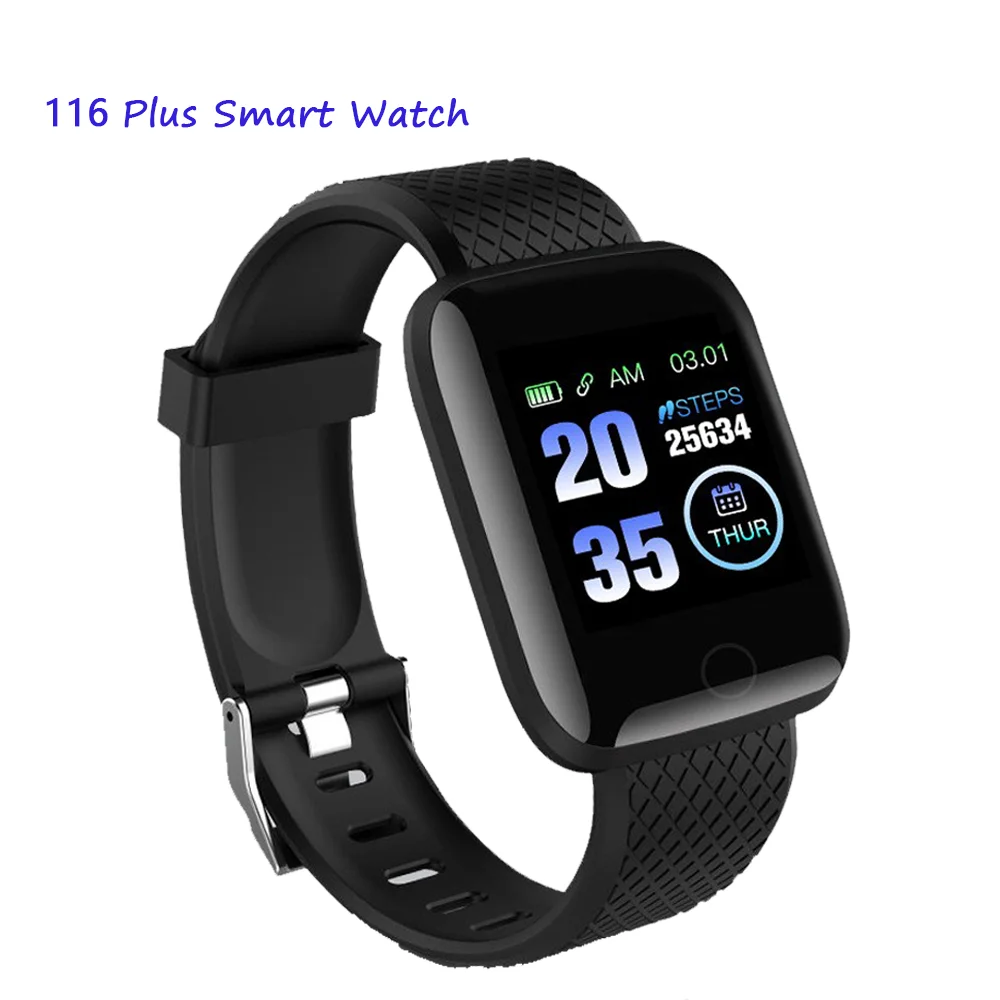 

Free Shipping 1 Sample OK Amazon Hot Selling 116 Plus Wrist Band Bracelet Heart Rate Fitness Tracker D13 Smart Watch