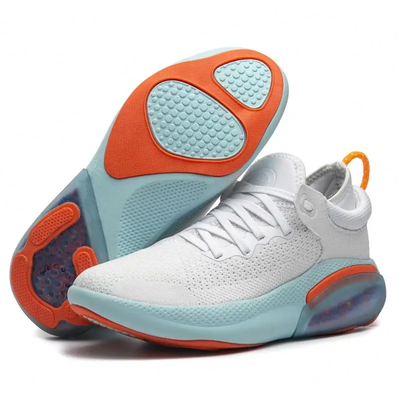 

Wholesale New Damping Particle Air Cushion Couple Light Casual Shoes Flying Woven Mesh Running Sheos