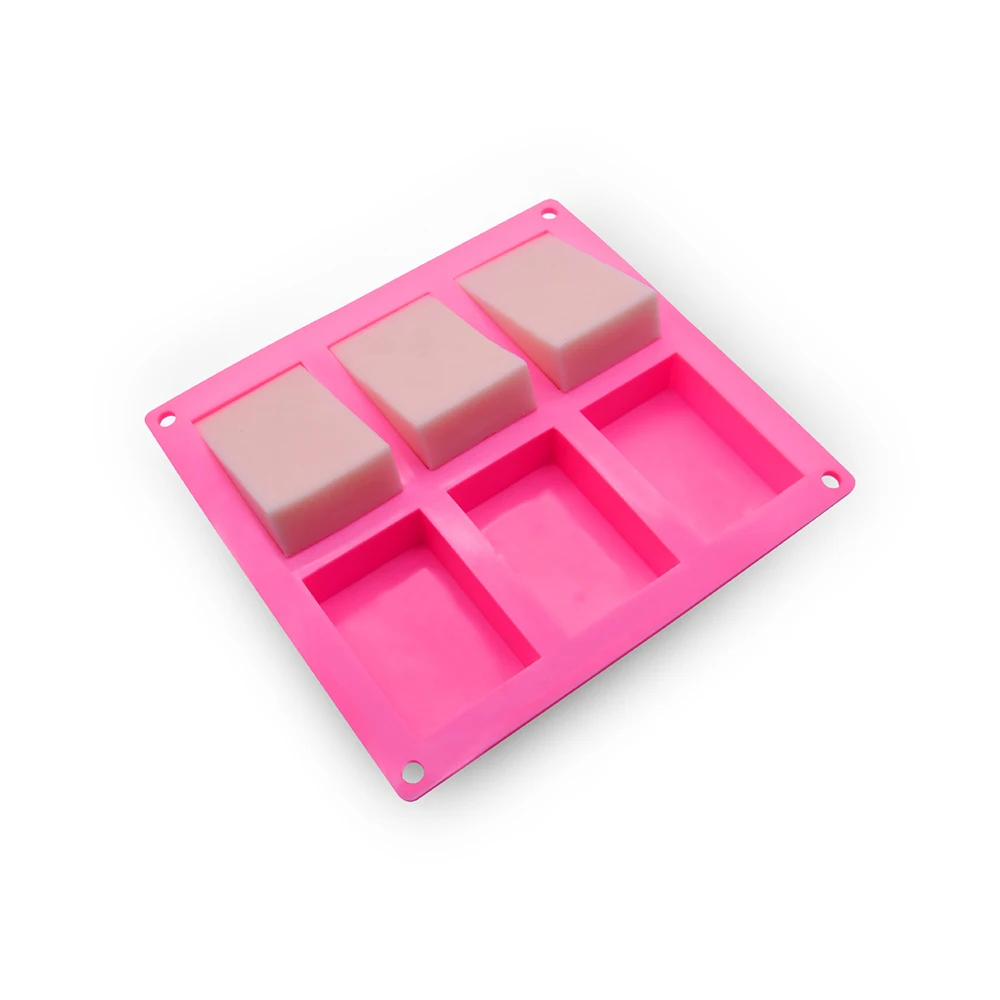 100 Food Grade Smooth Surface Dishwasher Safe Silicone Soap Molds