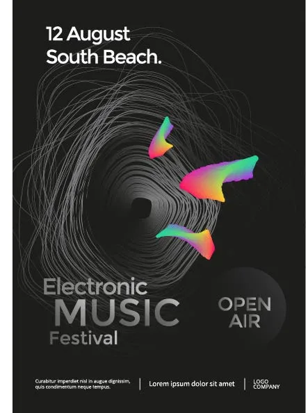 
Abstract creative geometric background design posters 