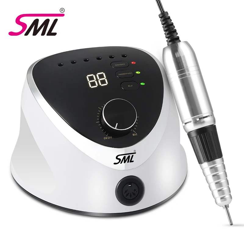 

SML 2023 best selling new nail drill 35000rpm drills for nail gel with three colors nail polisher wholesale