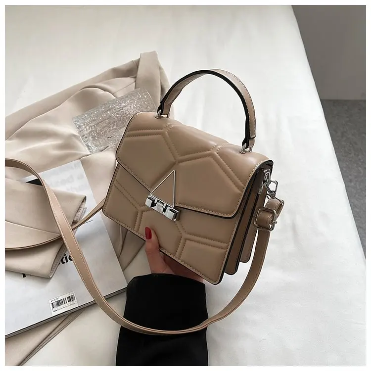 

Slim Minimalist Natural Chic personalized flap handbag for woman