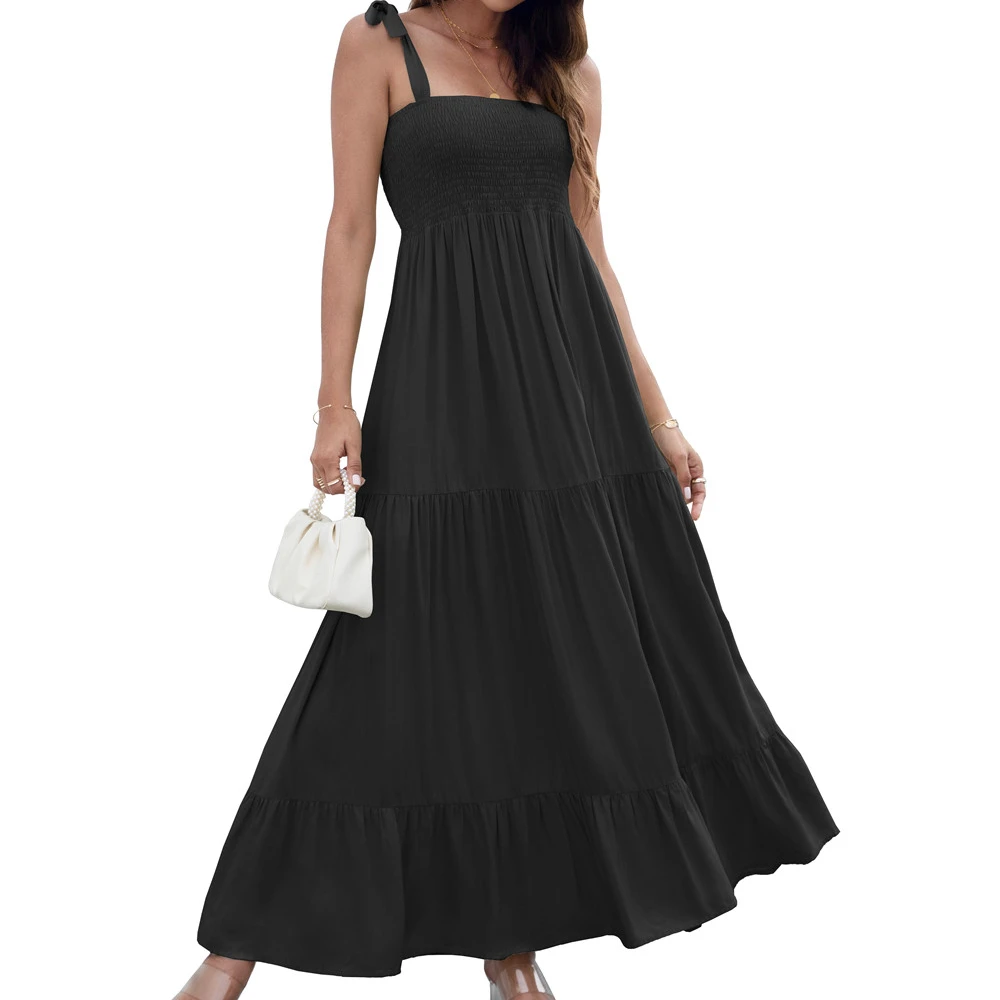 

Quick Dry Summer New Style A-Line Sleeveless European and American for Hot Sale Dresses